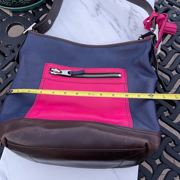 Coach crossbody tri color purse - Picture 4 of 12